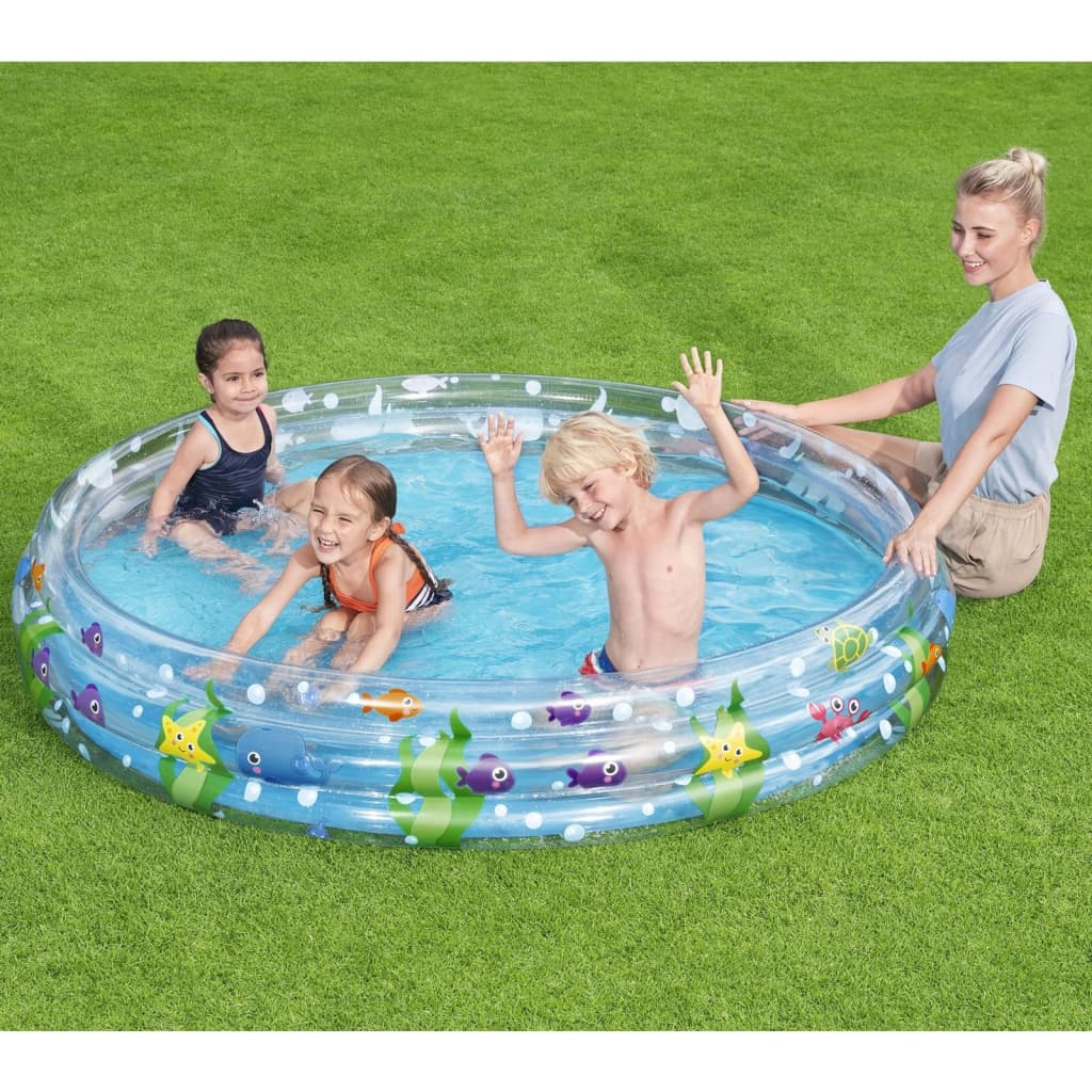 Bestway Planschbecken Deep Dive Rund 183x 33 cm Blau