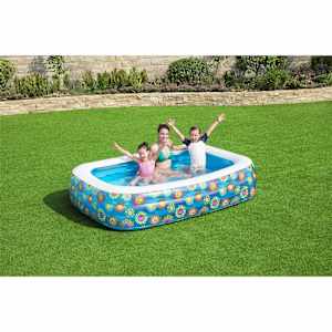 Bestway Nafukovací dětský bazén modrý 229 x 152 x 56 cm