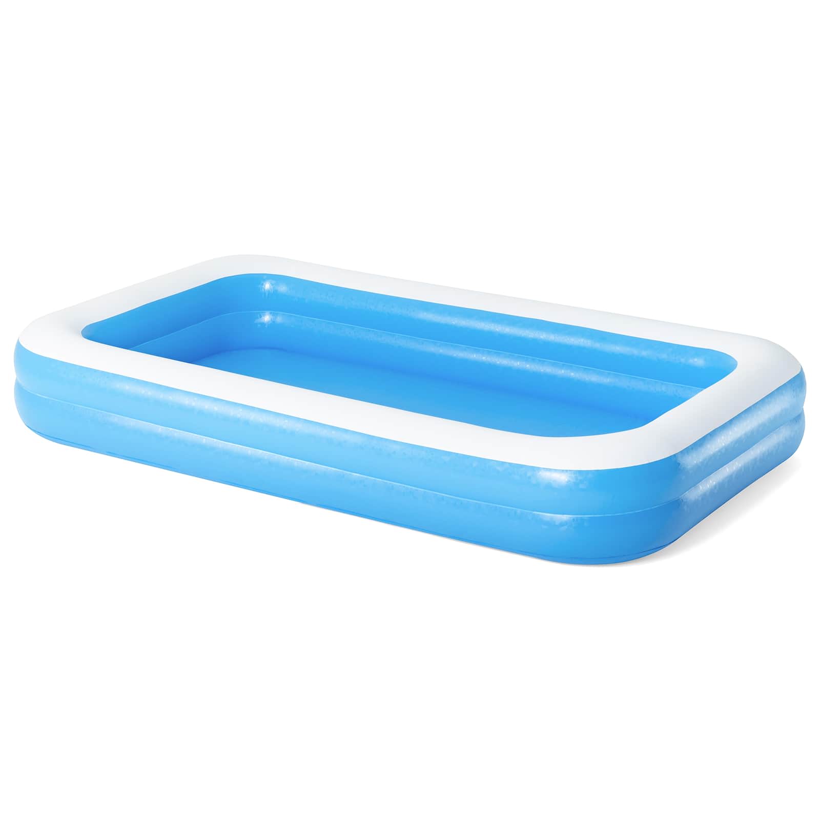 Bestway Opblaasbaar Zwembad 305 x 183 x 46 cm Rechthoekig voor Blauw image 1