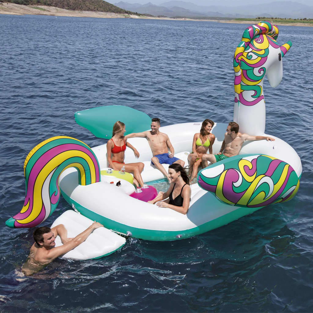 Bestway Giant Unicorn Island gumimatrac 