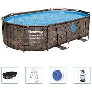Bestway Power Steel Bazénový set 488 x 305 x 107 cm - obrázek 1