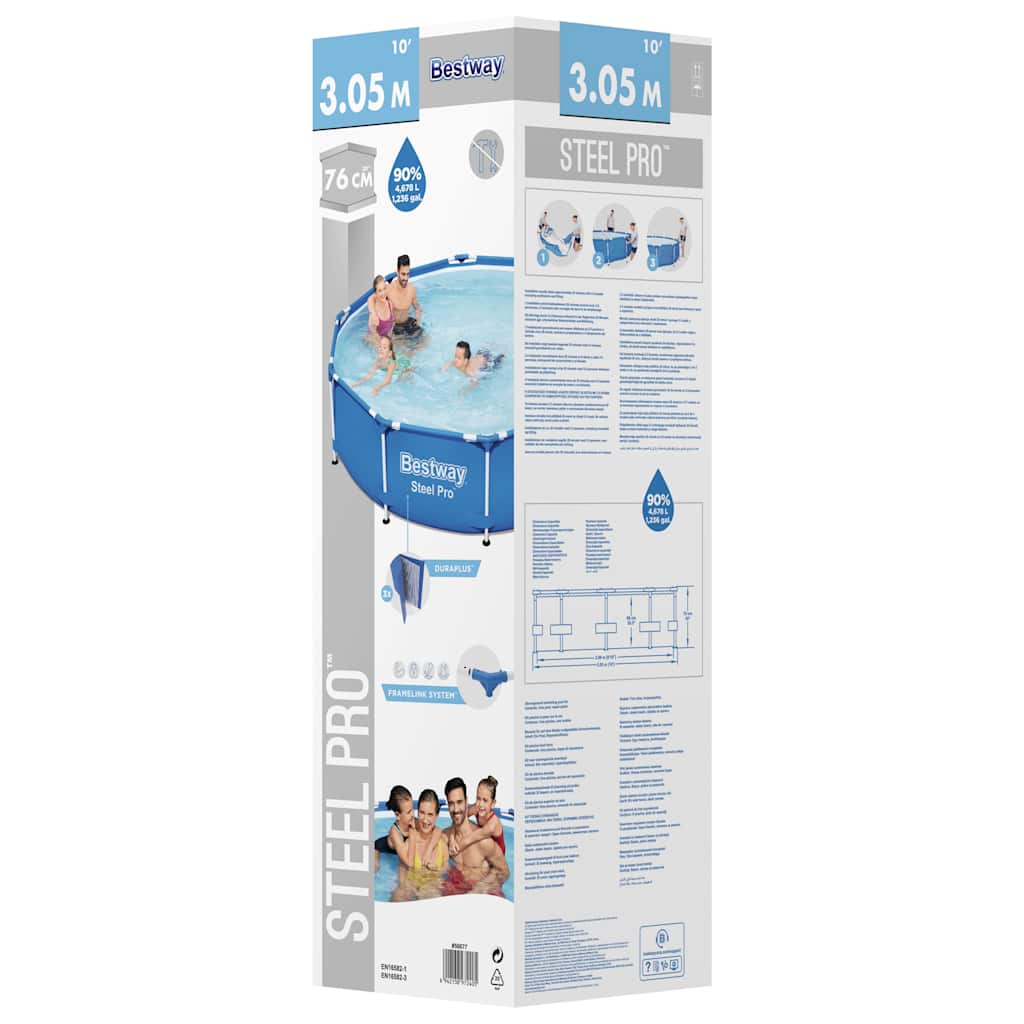 Bestway Zwembad Steel Pro 305x76 cm afbeelding