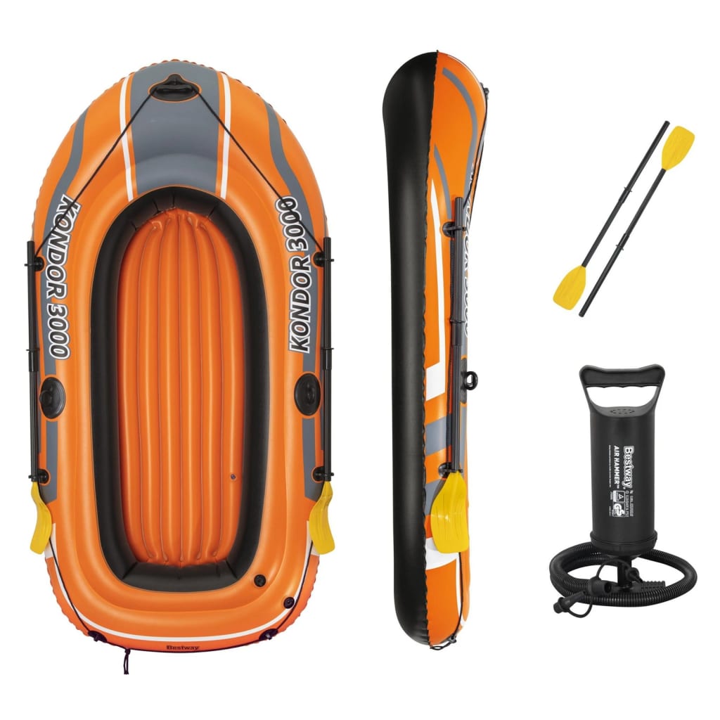 

Bestway Opblaasbootset Kondor 3000 232x115x36 cm