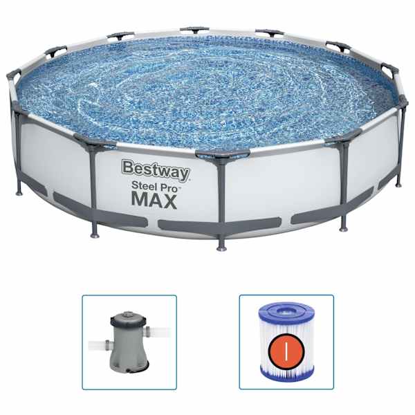 Bestway Steel Pro MAX ujumisbasseinikomplekt 366 x 76 cm