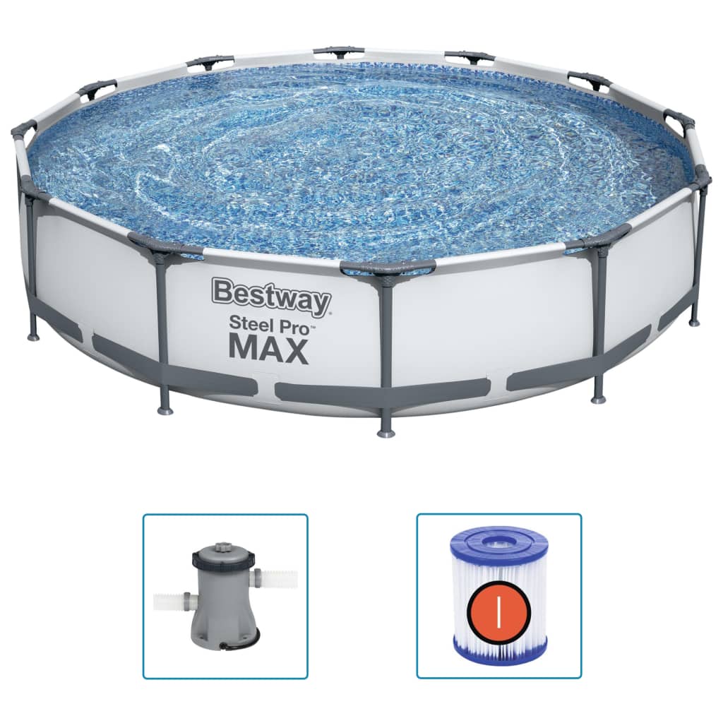 Bestway Bazén Steel Pro MAX s příslušenstvím 366 x 76 cm