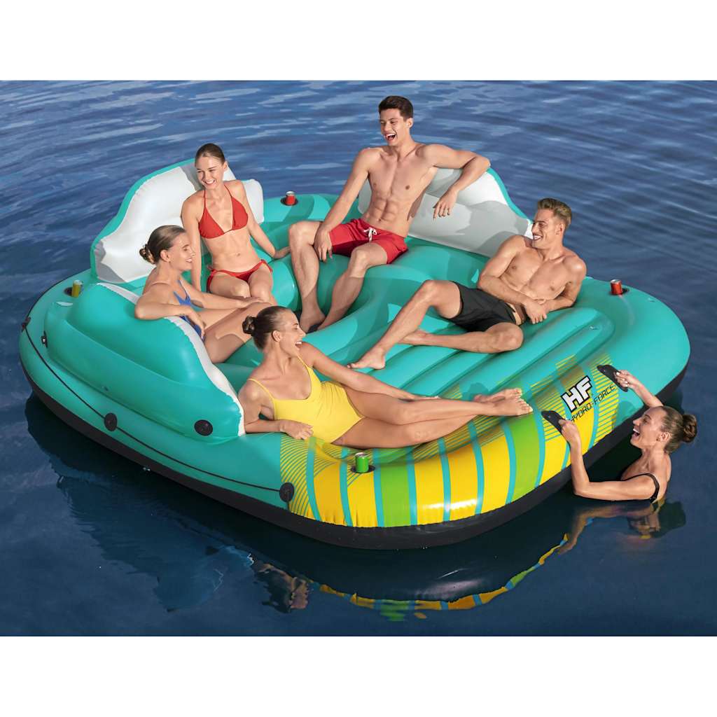 Bestway Lounge-eiland 5-persoons opblaasbaar 291x265x83 cm afbeelding