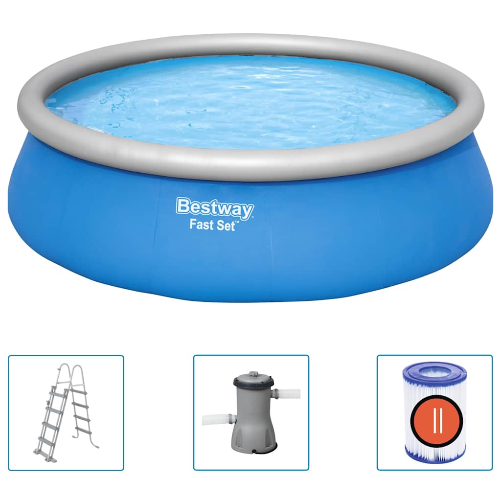 Bestway Fast Set Sada nafukovacieho baz&eacute;na okr&uacute;hla 457x122 cm