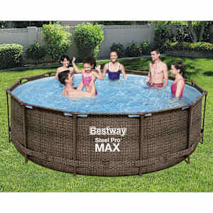 Bestway Bazénový set Steel Pro MAX Deluxe Series kruhový 366 x 100 cm