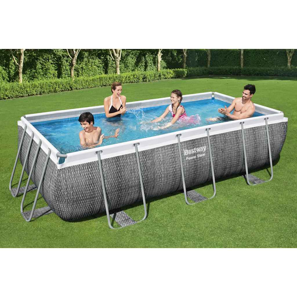 Bestway Power Steel Swimmingpool-Set 404x 201x 100 cm