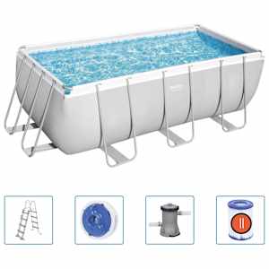 Bestway Bazénový set Power Steel obdélníkový 412 x 201 x 122 cm - obrázek 2
