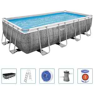 Bestway Bazénový set Power Steel obdélníkový 488 x 244 x 122 cm - obrázek 2