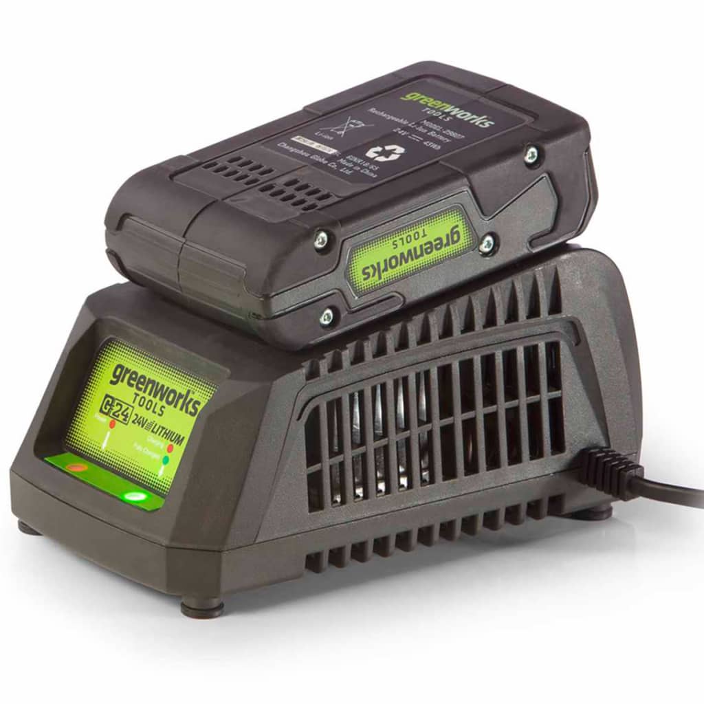 

Greenworks Acculader universeel G24UC 24 V 2,2 A 2913907