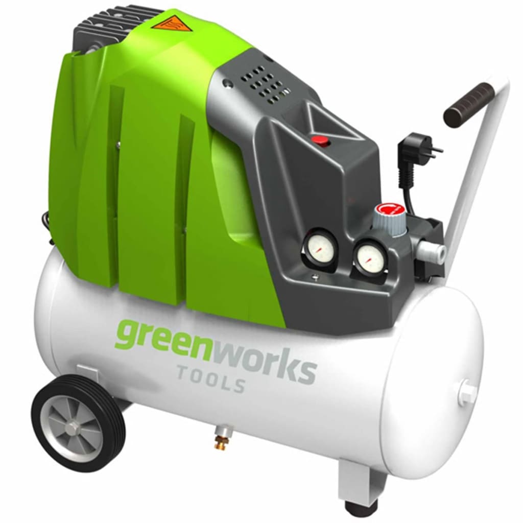 

Greenworks Luchtcompressor elektrisch GAC24L 1100 W 24 L 4101807