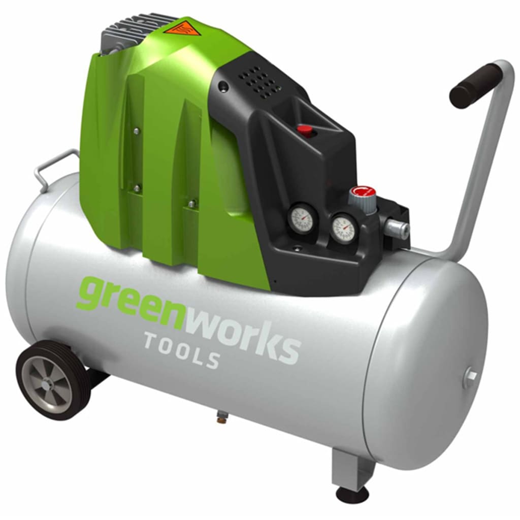 

Greenworks Luchtcompressor elektrisch GAC50L 1100 W 50 L 4102007