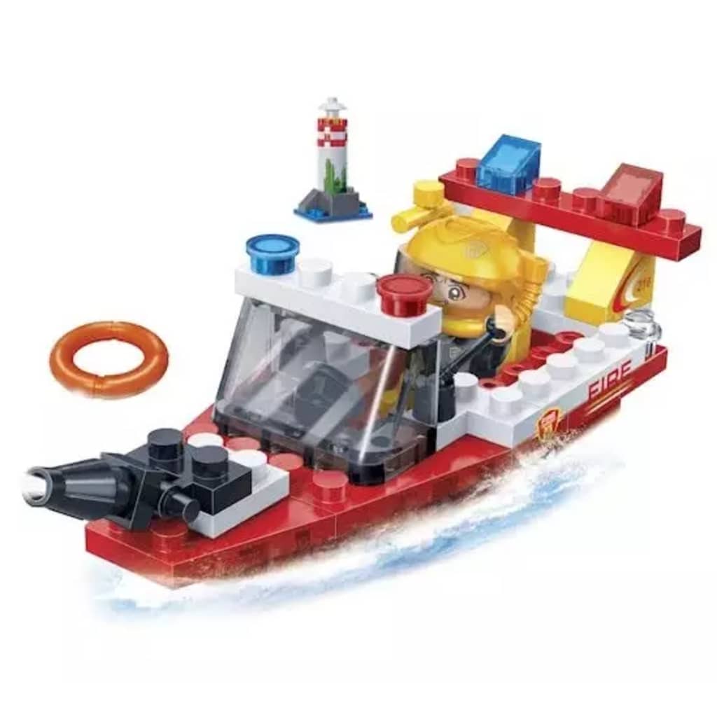 BanBao bouwpakket Rescue Boat 62-delig