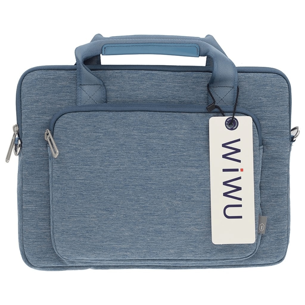 WiWu - 15.4 inch Laptoptas - Gent Carrying Case Blauw
