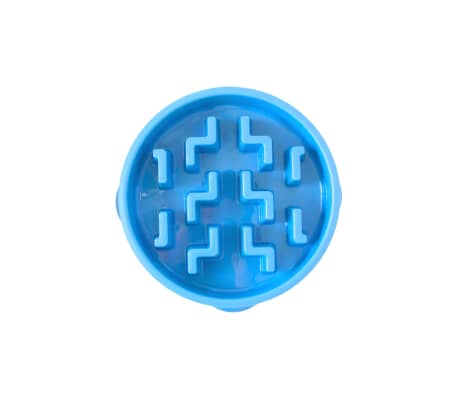 Outward Hound Slow Feeder For Dogs Slo Bowl Blue Vidaxl Ie