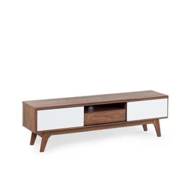 Mesa de TV branca com gavetas EERIE[2/12]