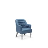 Sessel Polsterbezug dunkelblau MANDAL