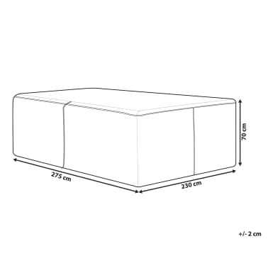 Capa impermeável para conjunto MAESTRO - 275 x 230 x 70 cm[10/10]