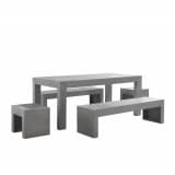 Gartenmöbel Set Beton 8-Sitzer TARANTO