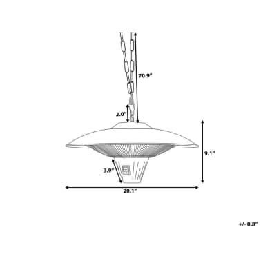 Aquecedor elétrico - Infra-vermelhos - KABA[7/10]