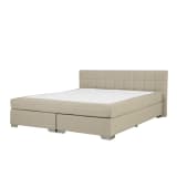 Beliani Admiral Boxspringbed Stof beige