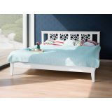 Cama de madera blanco- 180x200 cm, CAEN