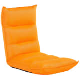 Puf silla, Cojín para sentarse, Naranja fluorescente, BALKA