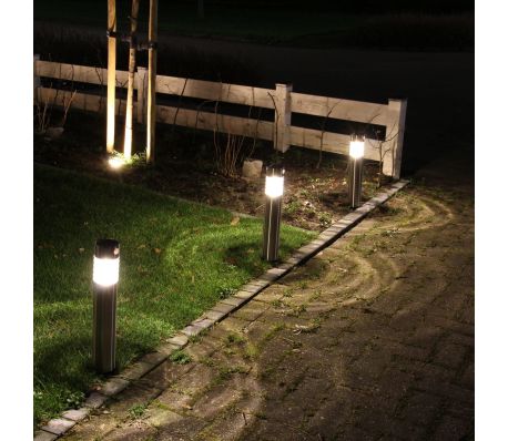 Luxbright Solarna Lampa Ogrodowa Słupek Led Amiens Z Czujnikiem Pir
