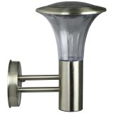 Luxbright Iluminação muro jardim LED solar Reims aço inoxidável