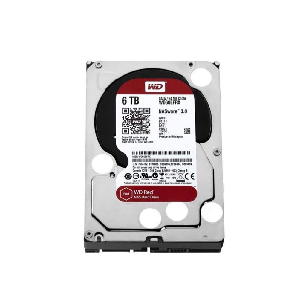 Afbeelding Western Digital HDD 6TB IntelliPower 64MB SATA3 RED door Vidaxl.nl