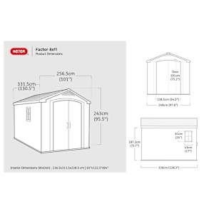 Keter Garden Shed Factor 811 Beige