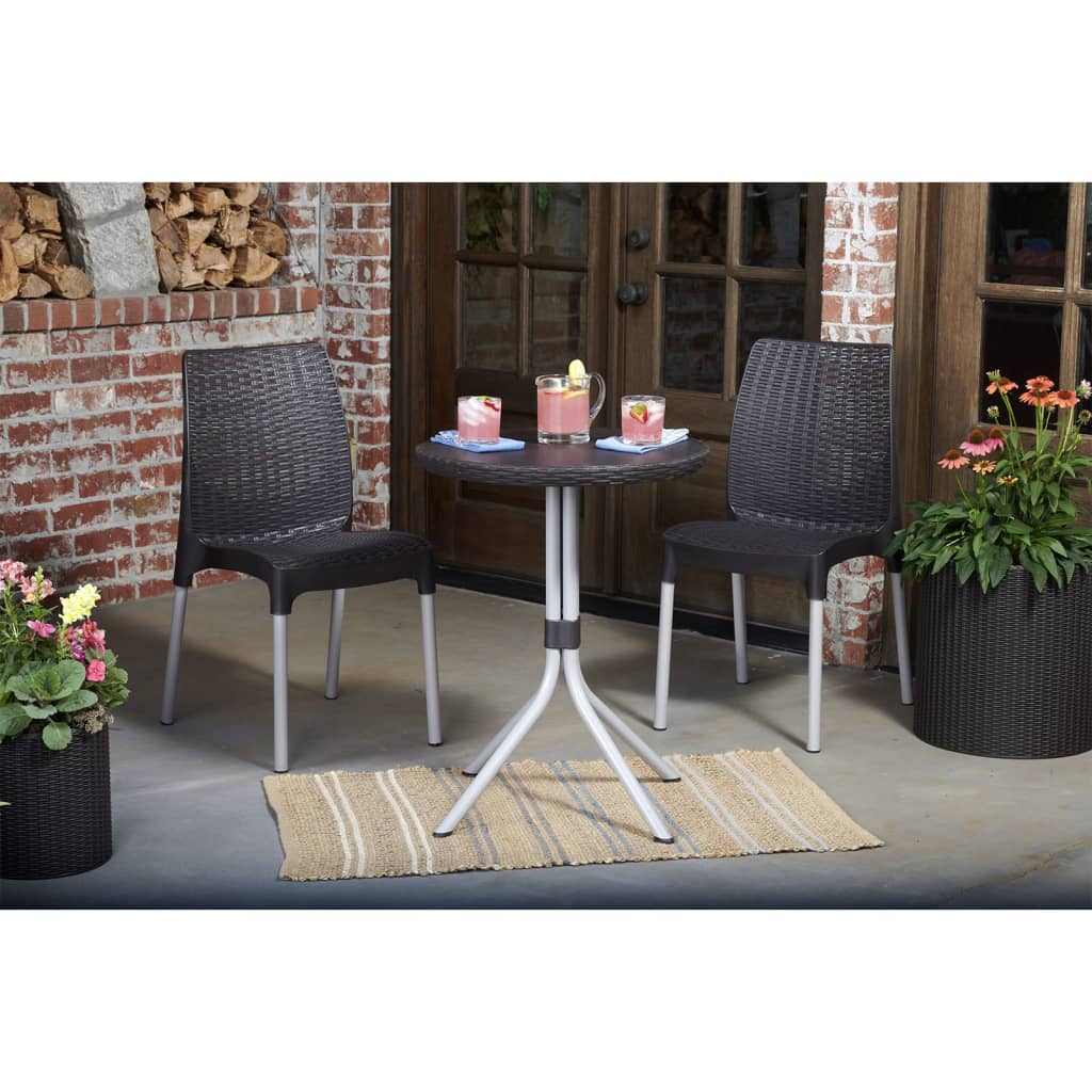 Keter Bistro set Chelsea grafitový 223562