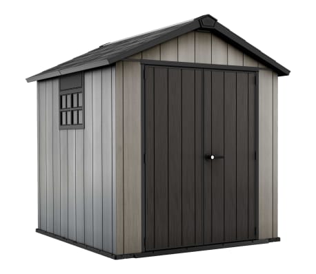 shed keter garden oakland newton plastic storage outdoor feet description amazon