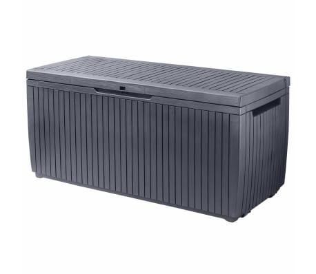 Keter Coffre De Jardin Springwood Anthracite Terrasse Boite De Rangement Ebay