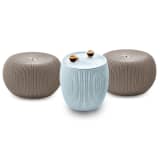 Keter Tuinmeubelset KNIT beige en blauw 229338