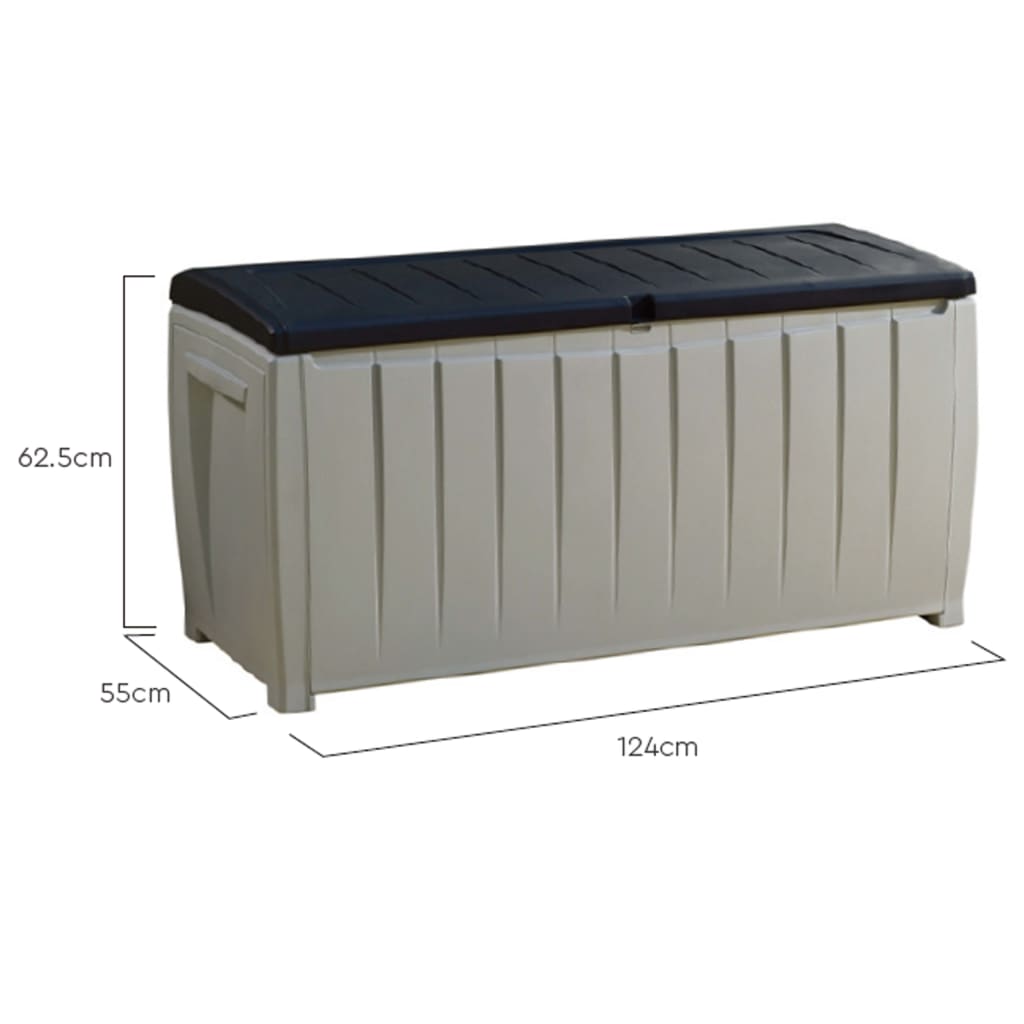 Lada de depozitare de gradina Novel Keter, 340 L, 10.3 kg 1 7290106937048 g en hd 7