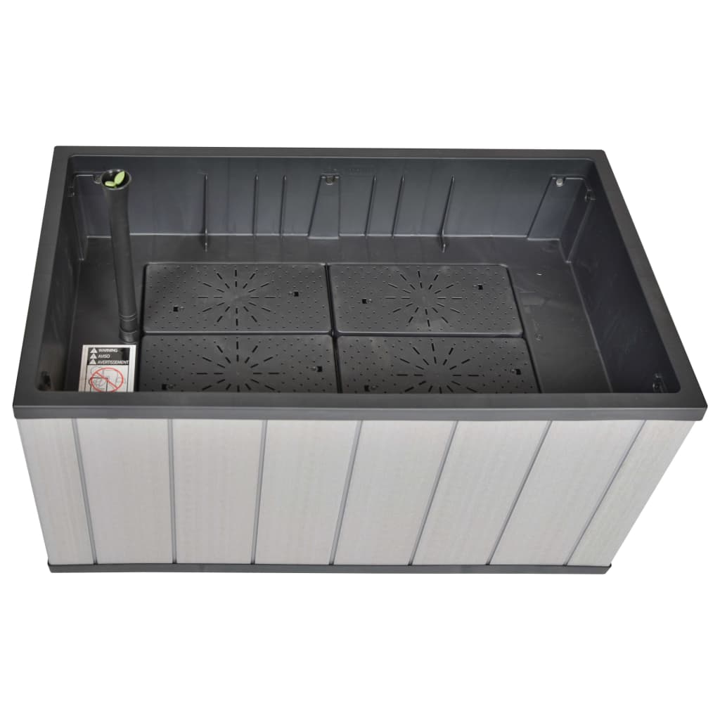 Garden Planter Sequoia Medium Grey PP 240929 Keter 15 width=274