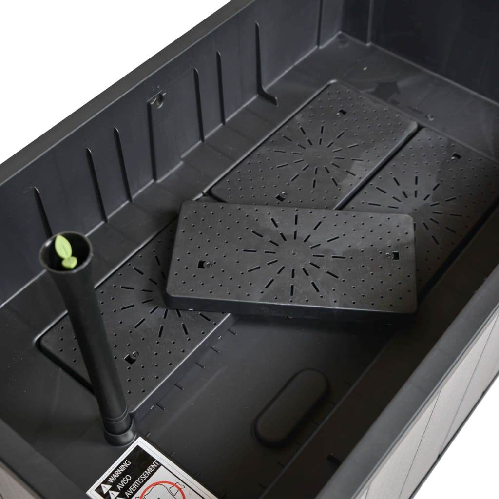 Garden Planter Sequoia Medium Grey PP 240929 Keter 16 width=274