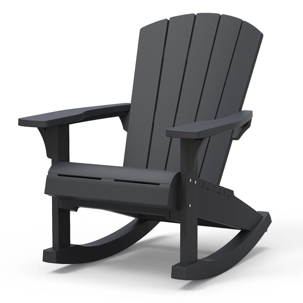 Keter Adirondack gugalni stol Troy grafitne barve