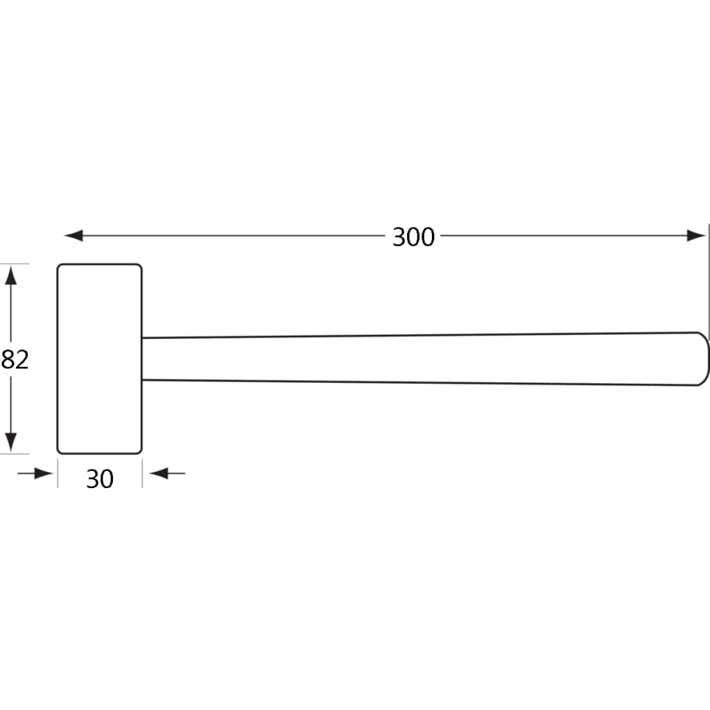 

BAHCO Kunststof hamer 450 g 3625PU-30