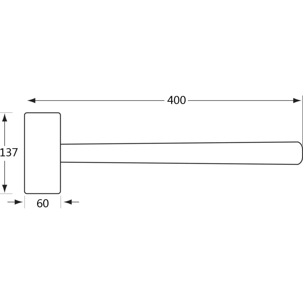 

BAHCO Kunststof hamer 1500 g 3625PU-60