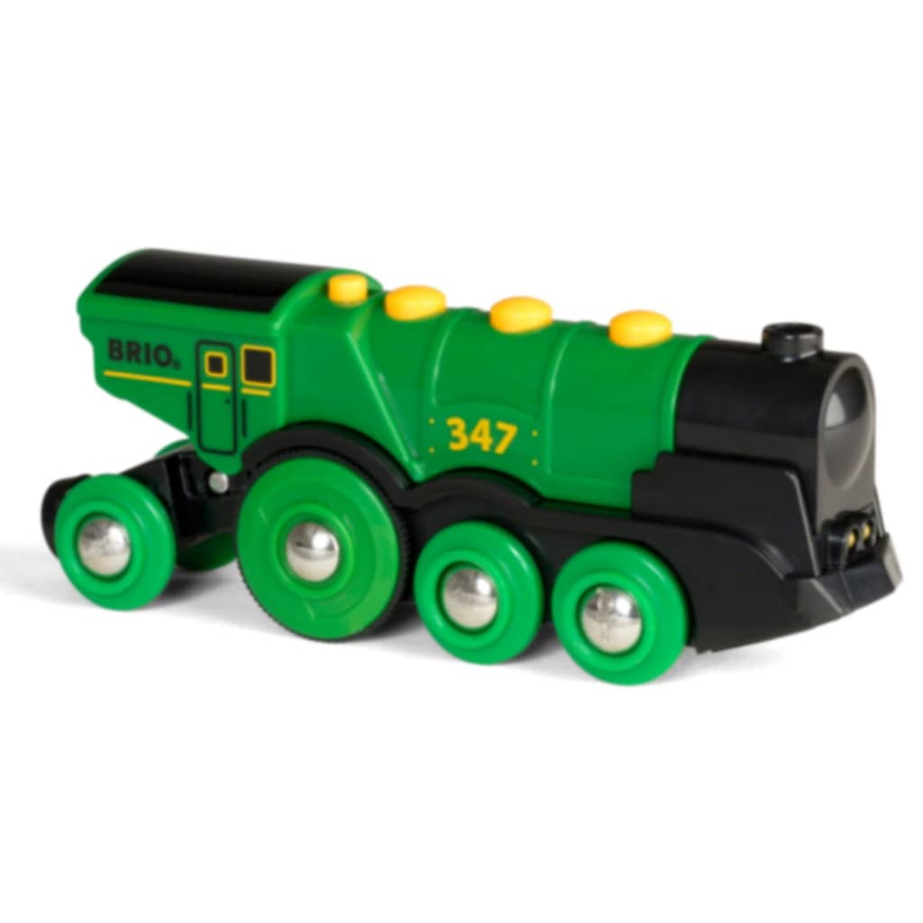 BRIO trein Grote groene locomotief op batterijen 33593