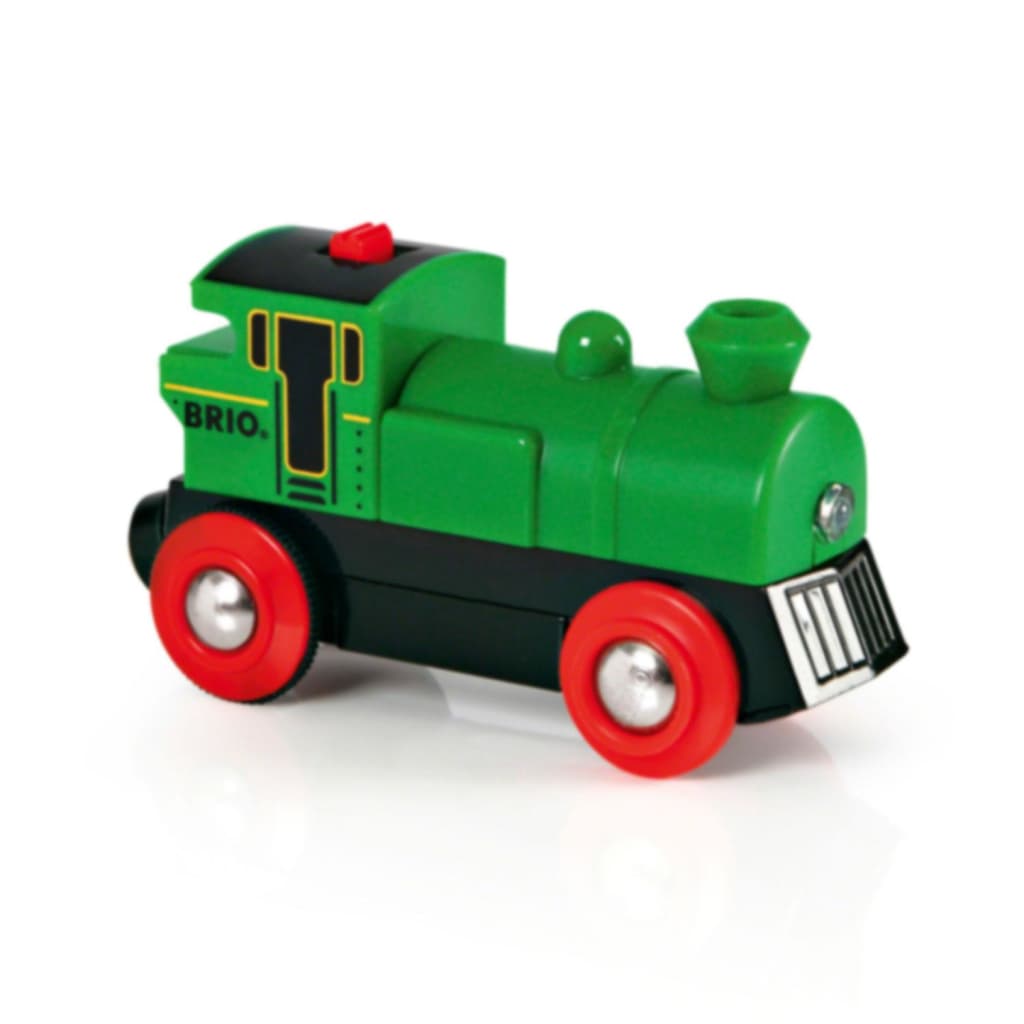 BRIO trein Groene locomotief op batterijen 33595