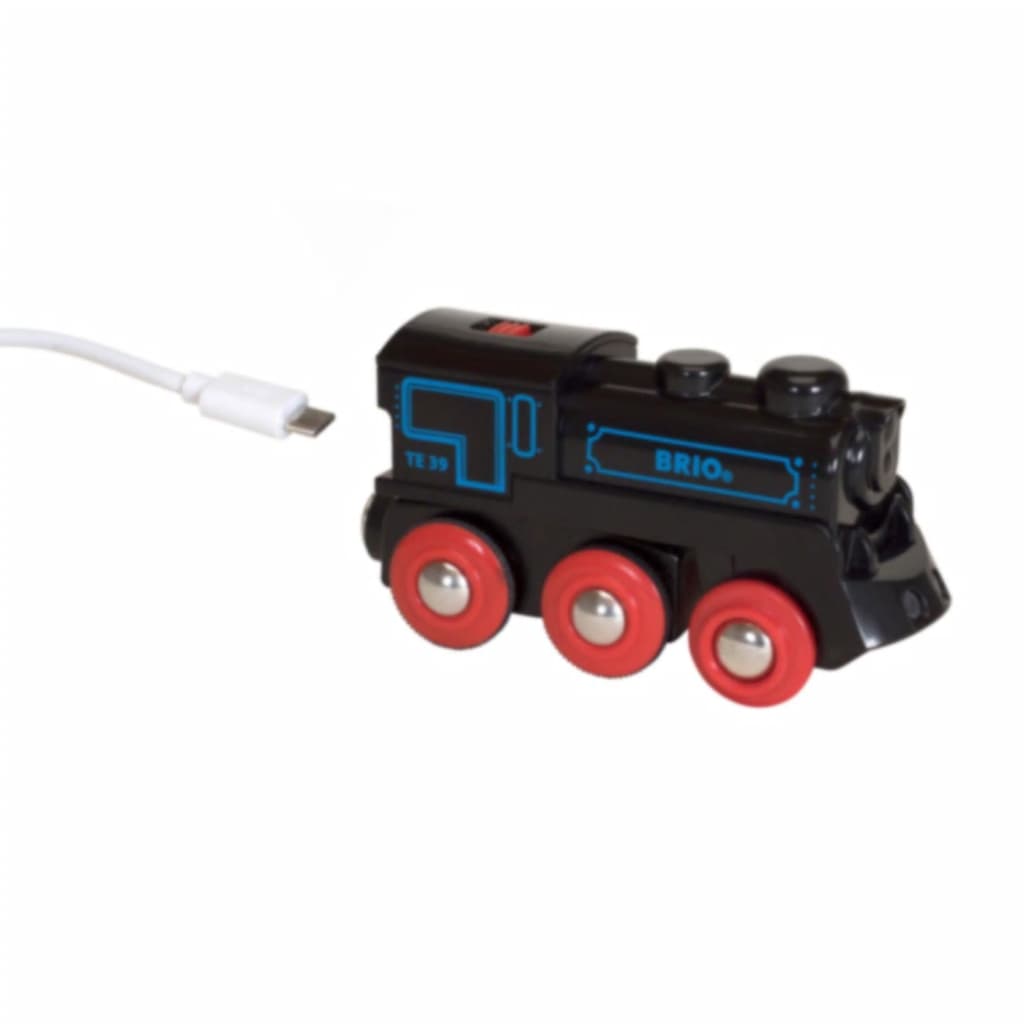 BRIO trein Oplaadbare locomotief met mini USB- kabel 33599