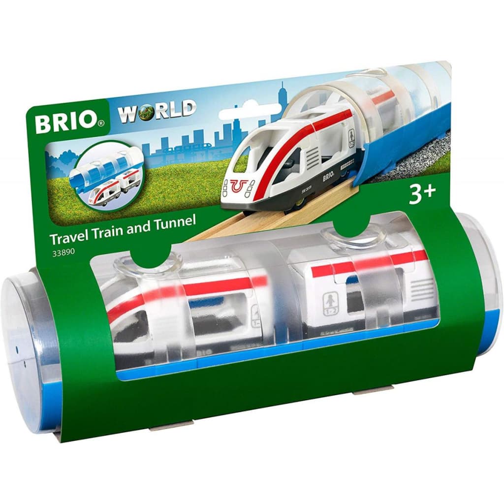 BRIO Travel trein & Tunnel
