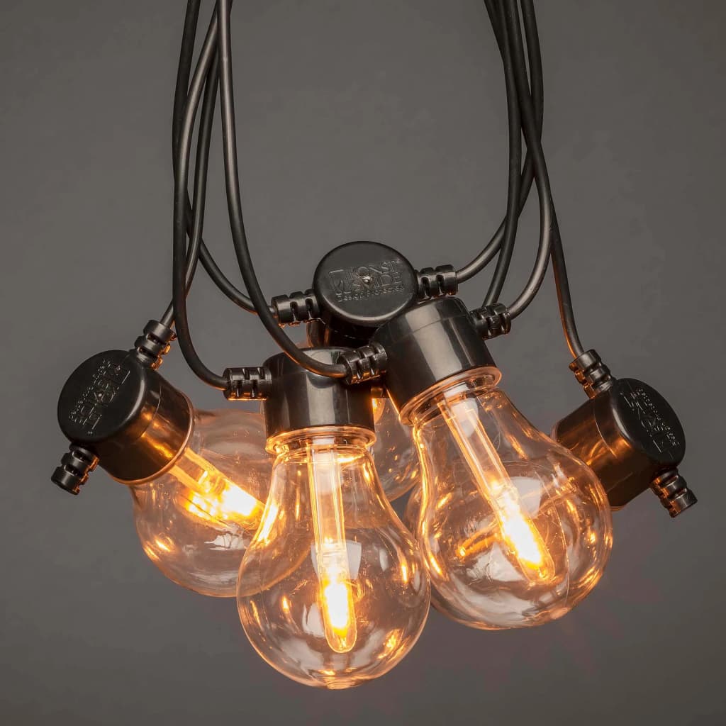 

KONSTSMIDE Feestverlichting met 10 vervangbare lampen extra warm