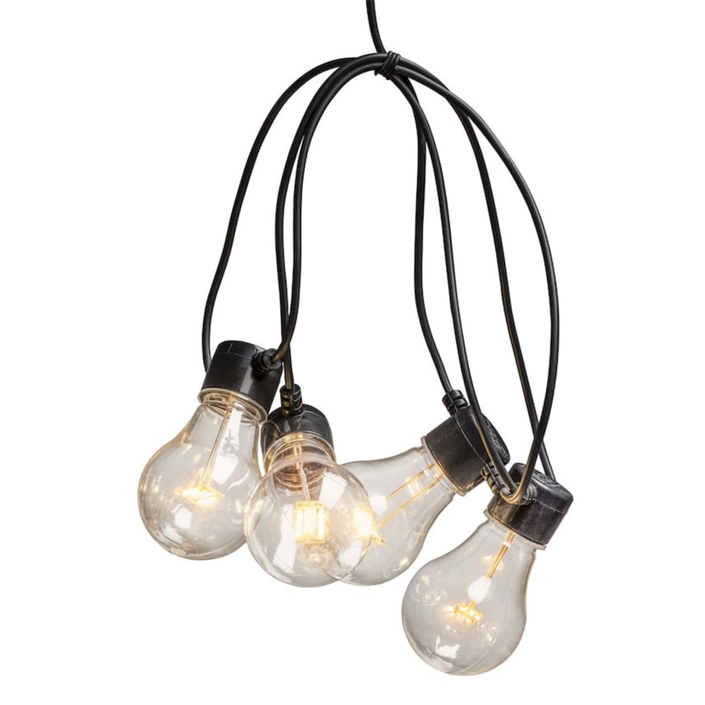 

KONSTSMIDE Feestverlichting met 10 amberkleurige lampen startset warm