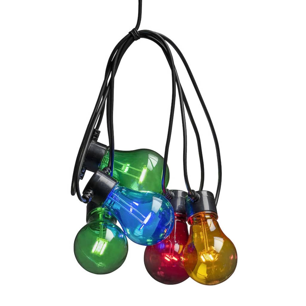 Lumière De Noël Extérieur, Guirlande Biergarten 20 Gouttes Led Multicolore, Konstsmide Christmas